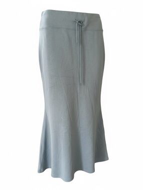 Women's Light Blue/Gray Drawstring Mermaid Skirt